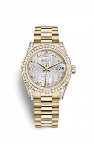 Watch Winder for watch Rolex Datejust 31 Datejust 31 Yellow Gold Diamond / President / Silver Computer