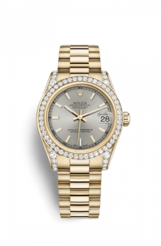 Watch Winder for watch Rolex Datejust 31 Datejust 31 Yellow Gold Diamond / President / Silver