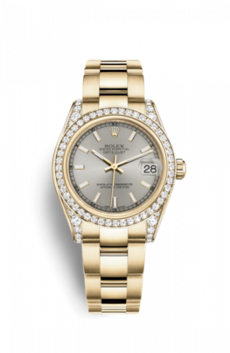 Remontoir à montres pour montre Rolex Datejust 31 Datejust 31 Yellow Or Diamond / Oyster / Argent