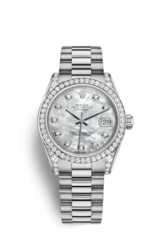 Watch Winder for watch Rolex Datejust 31 Datejust 31 White Gold Diamond / President / MOP