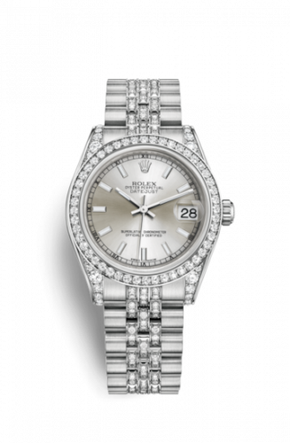 Remontoir à montres pour montre Rolex Datejust 31 Datejust 31 Or Blanc Diamond / Jubilee Diamond / Argent