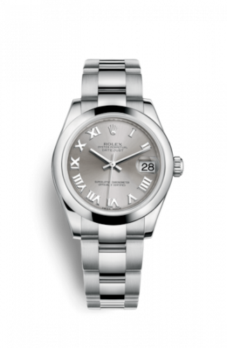 Watch Winder for watch Rolex Datejust 31 Datejust 31 Stainless Steel Domed / Oyster / Rhodium Roman