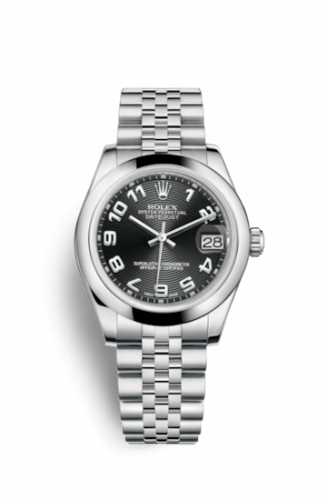 Watch Winder for watch Rolex Datejust 31 Datejust 31 Stainless Steel Domed / Jubilee / Black Arabic