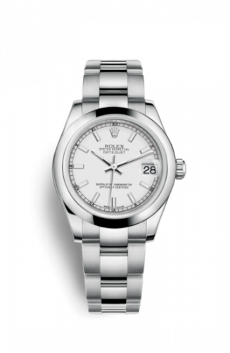 Watch Winder for watch Rolex Datejust 31 Datejust 31 Stainless Steel Domed / Oyster / White