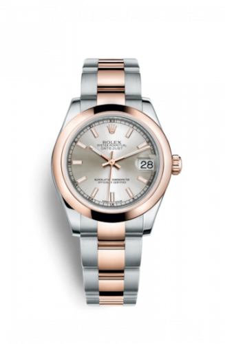 Watch Winder for watch Rolex Datejust 31 Datejust 31 Rolesor Everose Domed / Oyster / Silver