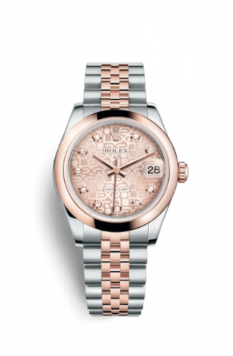 Remontoir à montres pour montre Rolex Datejust 31 Datejust 31 Rolesor Everose Domed / Jubilee / Rose Computer