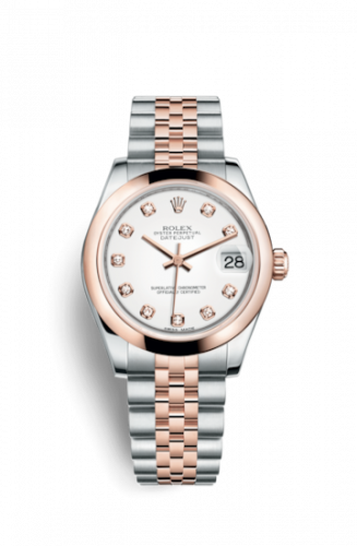 Watch Winder for watch Rolex Datejust 31 Datejust 31 Rolesor Everose Domed / Jubilee / White Diamonds