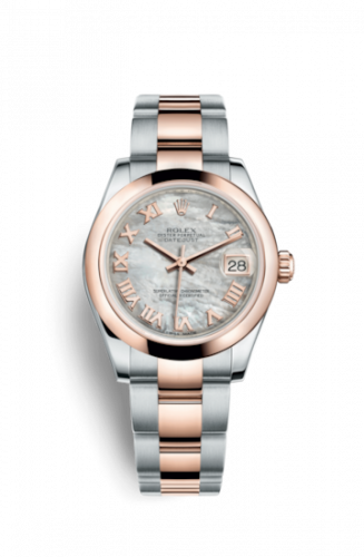 Remontoir à montres pour montre Rolex Datejust 31 Datejust 31 Rolesor Everose Domed / Oyster / MOP Roman