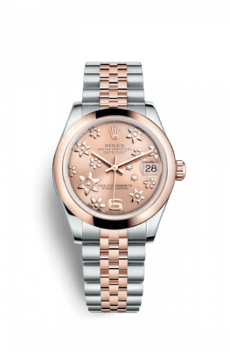 Remontoir à montres pour montre Rolex Datejust 31 Datejust 31 Rolesor Everose Domed / Jubilee / Rose Floral