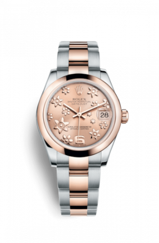 Watch Winder for watch Rolex Datejust 31 Datejust 31 Rolesor Everose Domed / Oyster / Pink Floral