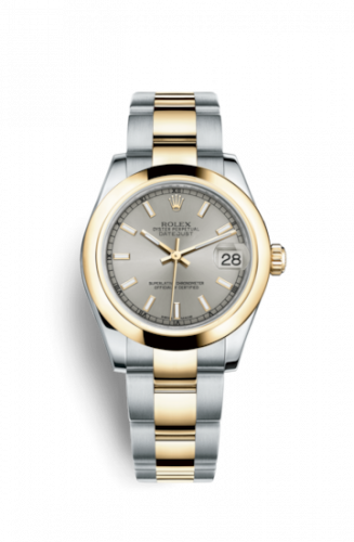 Remontoir à montres pour montre Rolex Datejust 31 Datejust 31 Rolesor Yellow Domed / Oyster / Argent