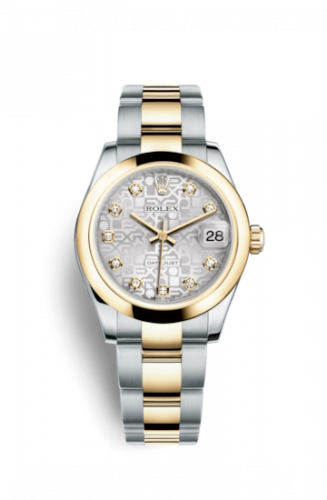 Remontoir à montres pour montre Rolex Datejust 31 Datejust 31 Rolesor Yellow Domed / Oyster / Argent Computer