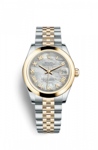 Remontoir à montres pour montre Rolex Datejust 31 Datejust 31 Rolesor Yellow Domed / Jubilee / MOP Roman