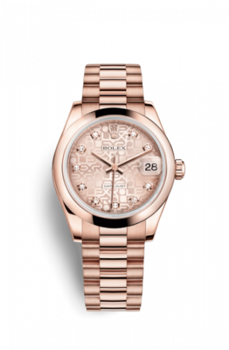Remontoir à montres pour montre Rolex Datejust 31 Datejust 31 Everose Domed / President / Rose Computer