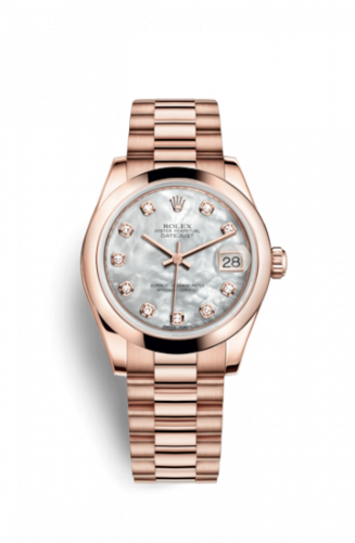 Watch Winder for watch Rolex Datejust 31 Datejust 31 Everose Domed / President / MOP