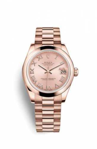 Watch Winder for watch Rolex Datejust 31 Datejust 31 Everose Domed / President / Pink Roman