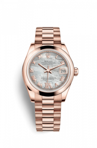 Remontoir à montres pour montre Rolex Datejust 31 Datejust 31 Everose Domed / President / MOP Roman