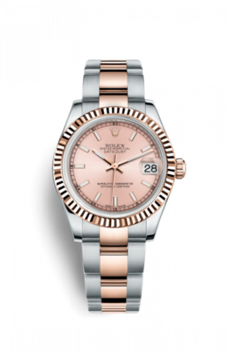 Watch Winder for watch Rolex Datejust 31 Datejust 31 Rolesor Everose Fluted / Oyster / Pink