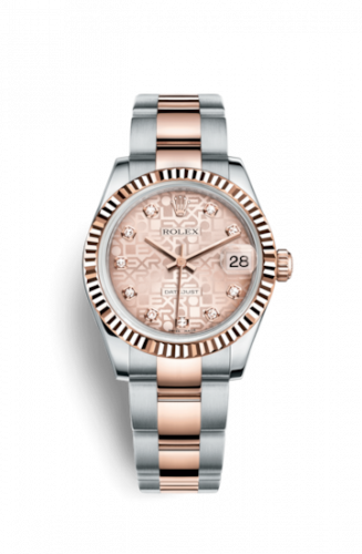 Watch Winder for watch Rolex Datejust 31 Datejust 31 Rolesor Everose Fluted / Oyster / Pink Computer