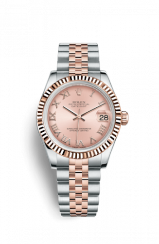 Remontoir à montres pour montre Rolex Datejust 31 Datejust 31 Rolesor Everose Fluted / Jubilee / Rose Roman