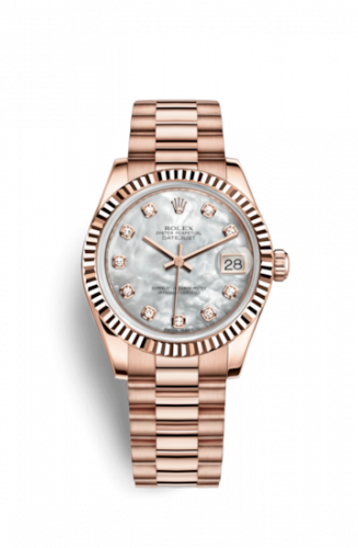 Remontoir à montres pour montre Rolex Datejust 31 Datejust 31 Everose Fluted / President / MOP