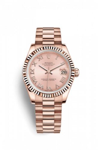Remontoir à montres pour montre Rolex Datejust 31 Datejust 31 Everose Fluted / President / Rose Roman