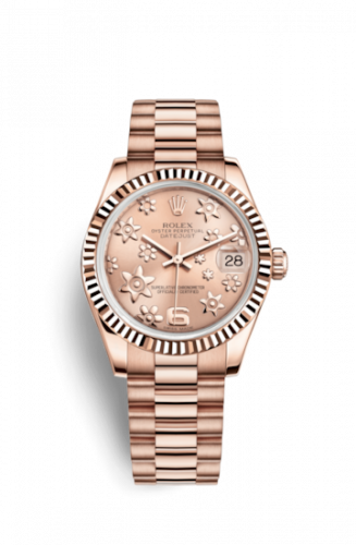 Remontoir à montres pour montre Rolex Datejust 31 Datejust 31 Everose Fluted / President / Rose Floral