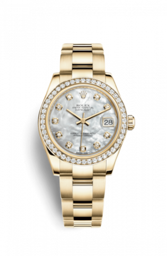 Watch Winder for watch Rolex Datejust 31 Datejust 31 Yellow Gold Diamond / Oyster / MOP