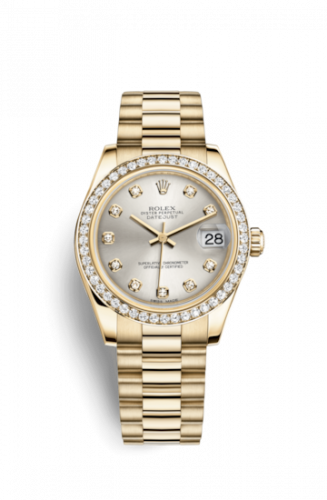 Watch Winder for watch Rolex Datejust 31 Datejust 31 Yellow Gold Diamond / President / Silver Diamond