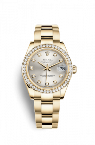 Watch Winder for watch Rolex Datejust 31 Datejust 31 Yellow Gold Diamond / Oyster / Silver Diamond