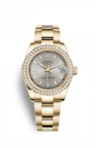 Remontoir à montres pour montre Rolex Datejust 31 Datejust 31 Yellow Or Diamond / Oyster / Argent
