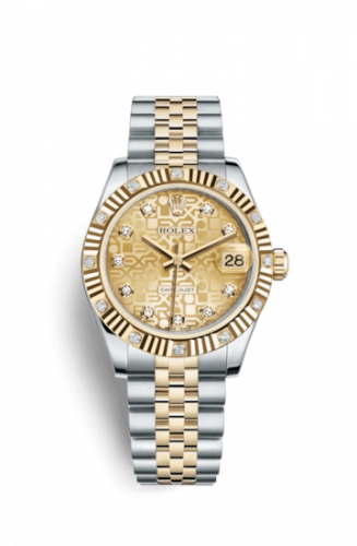 Watch Winder for watch Rolex Datejust 31 Datejust 31 Rolesor Fluted Diamond / Jubilee / Champagne Computer