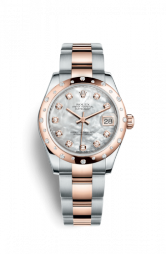 Remontoir à montres pour montre Rolex Datejust 31 Datejust 31 Rolesor Everose Domed Diamond / Oyster / MOP