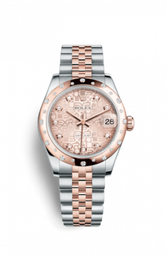 Watch Winder for watch Rolex Datejust 31 Datejust 31 Rolesor Everose Domed Diamond / Jubilee / Pink Computer