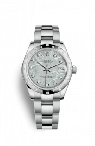 Remontoir à montres pour montre Rolex Datejust 31 Datejust 31 Stainless Steel Domed Diamond / Oyster / Meteorite