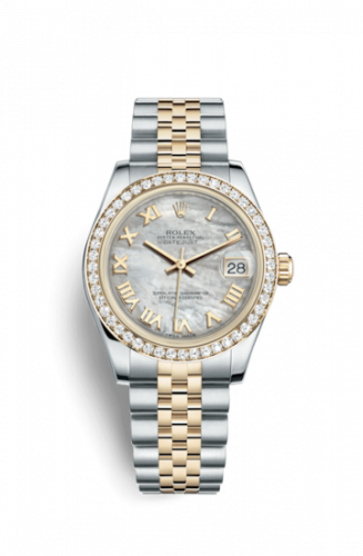 Watch Winder for watch Rolex Datejust 31 Datejust 31 Rolesor Yellow Diamond / Jubilee / MOP Roman