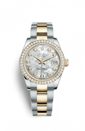 Remontoir à montres pour montre Rolex Datejust 31 Datejust 31 Rolesor Yellow Diamond / Oyster / MOP