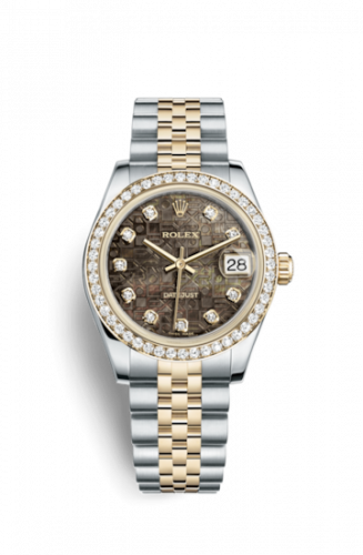 Watch Winder for watch Rolex Datejust 31 Datejust 31 Rolesor Yellow Diamond / Jubilee / Black MOP Computer