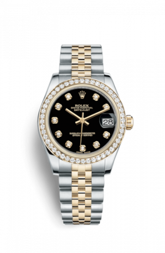 Remontoir à montres pour montre Rolex Datejust 31 Datejust 31 Rolesor Yellow Diamond / Jubilee / Noire Diamond