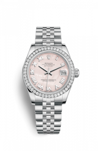Remontoir à montres pour montre Rolex Datejust 31 Datejust 31 Stainless Steel Diamond / Jubilee / Rose MOP - Roman