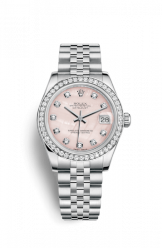 Remontoir à montres pour montre Rolex Datejust 31 Datejust 31 Stainless Steel Diamond / Jubilee / Rose MOP