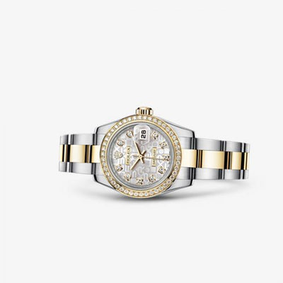 Remontoir à montres pour montre Rolex Lady-Datejust Lady-Datejust 26 Rolesor Diamond Computer Diamond Oyster