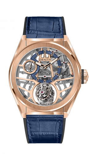 Uhrenbeweger für Uhr Zenith Defy Defy Zero G Rose Gold / Skeleton / Alligator