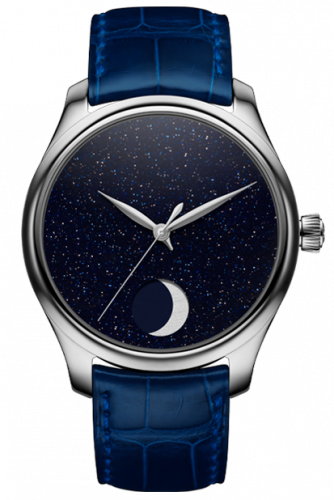 Remontoir à montres pour montre H. Moser & Cie Endeavour Endeavour Perpetual Moon Stainless Steel / Aventurine Concept