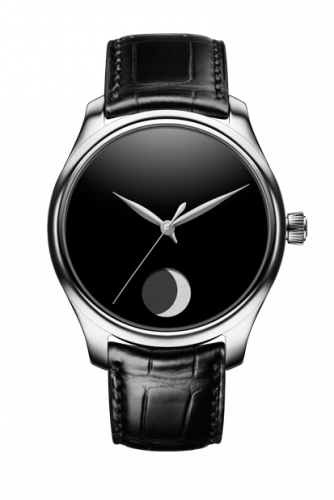 Remontoir à montres pour montre H. Moser & Cie Endeavour Endeavour Perpetual Moon Stainless Steel / VantaNoire Concept