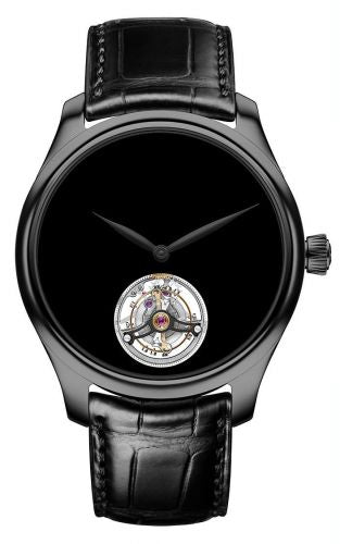 Remontoir à montres pour montre H. Moser & Cie Endeavour Endeavour Tourbillon DLC / VantaNoire Concept Noire Hands