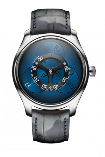 Remontoir à montres pour montre H. Moser & Cie Endeavour Endeavour Flying Hours Or Blanc / Funky Bleu