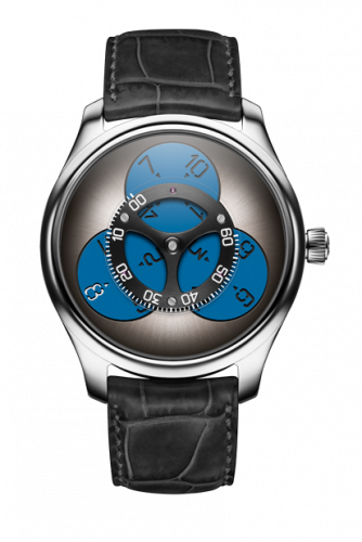 Remontoir à montres pour montre H. Moser & Cie Endeavour Endeavour Flying Hours Or Blanc / Superluminova Bleu