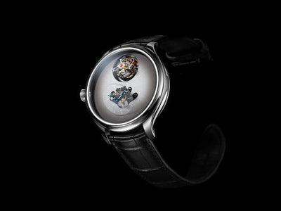 Remontoir à montres pour montre H. Moser & Cie Endeavour Endeavour Cylindrical Tourbillon MB&F Off-Blanc