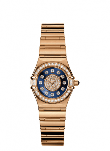 Watch Winder for watch Omega Constellation Constellation Quartz 22.5 Red Gold / Diamond / Blue MOP